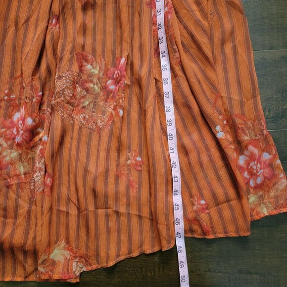 Free People Angel Eyes Maxi Dress Womens M Whimsy Fairy Floral Boho Chic Prairie - Picture 9 of 9